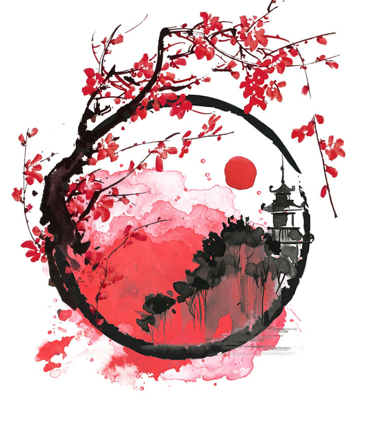 Sakura: Castle - T-shirt