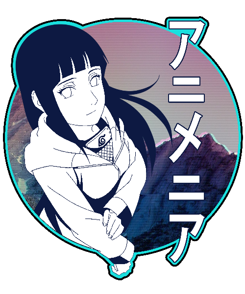 Anime: Hinata Hyuga - T-shirt